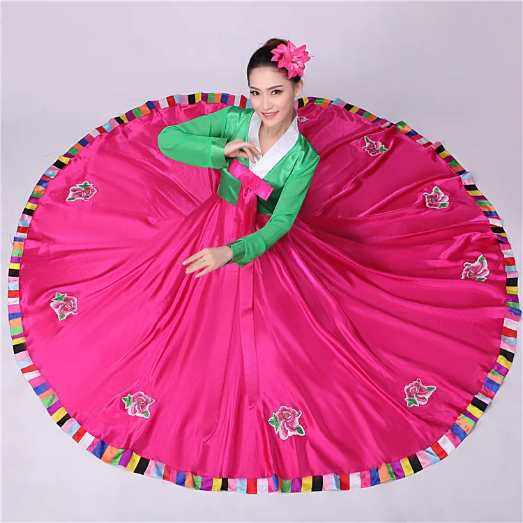 Корейский Традиционный наряд ханбок корейский национальный костюм азиатская одежда корейские костюмы торжественное платье в народном стиле Танцы костюмы