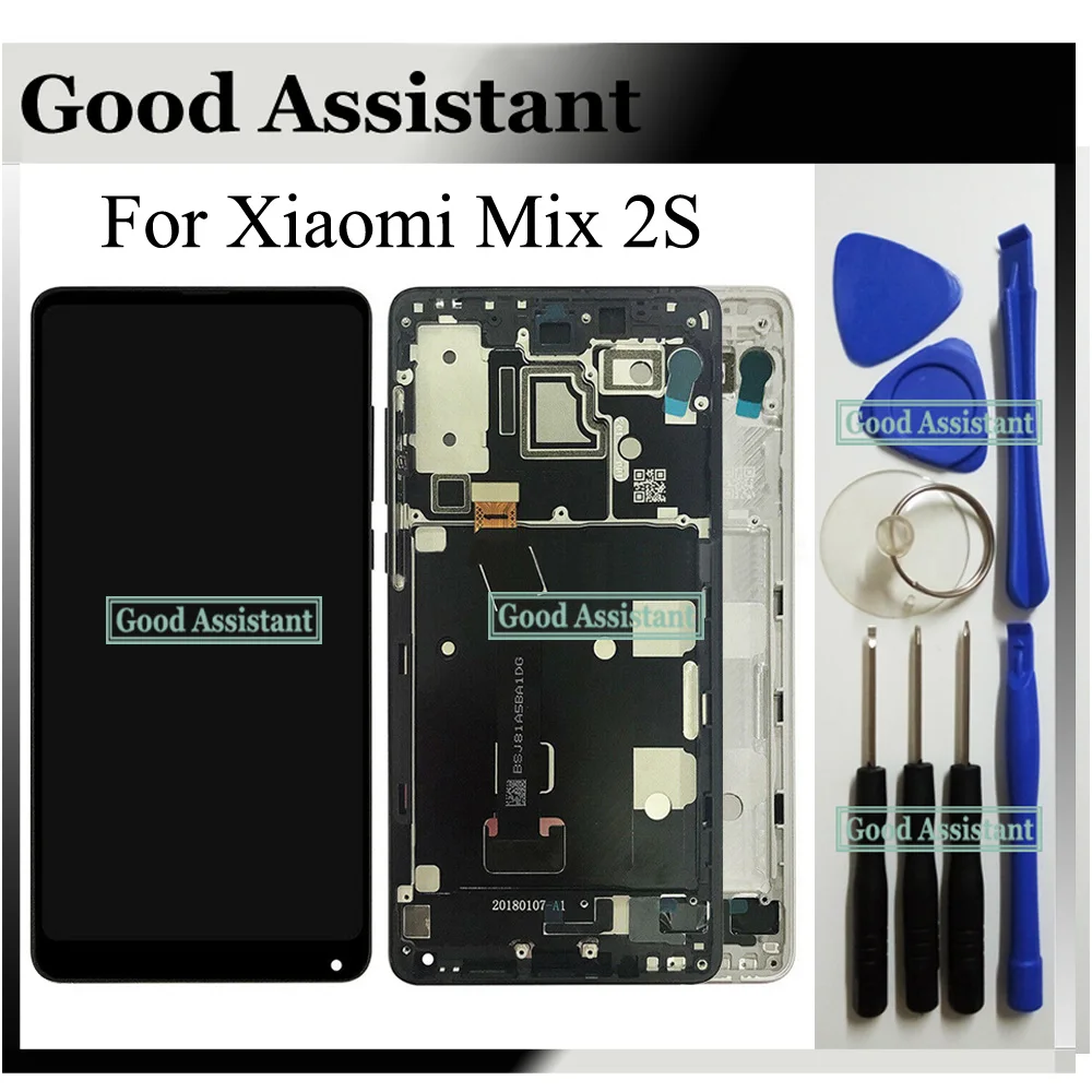 Высококачественный белый/черный 6 0 дюймов для Xiaomi Mi Mix 2S mix2S Полный ЖК-дисплей