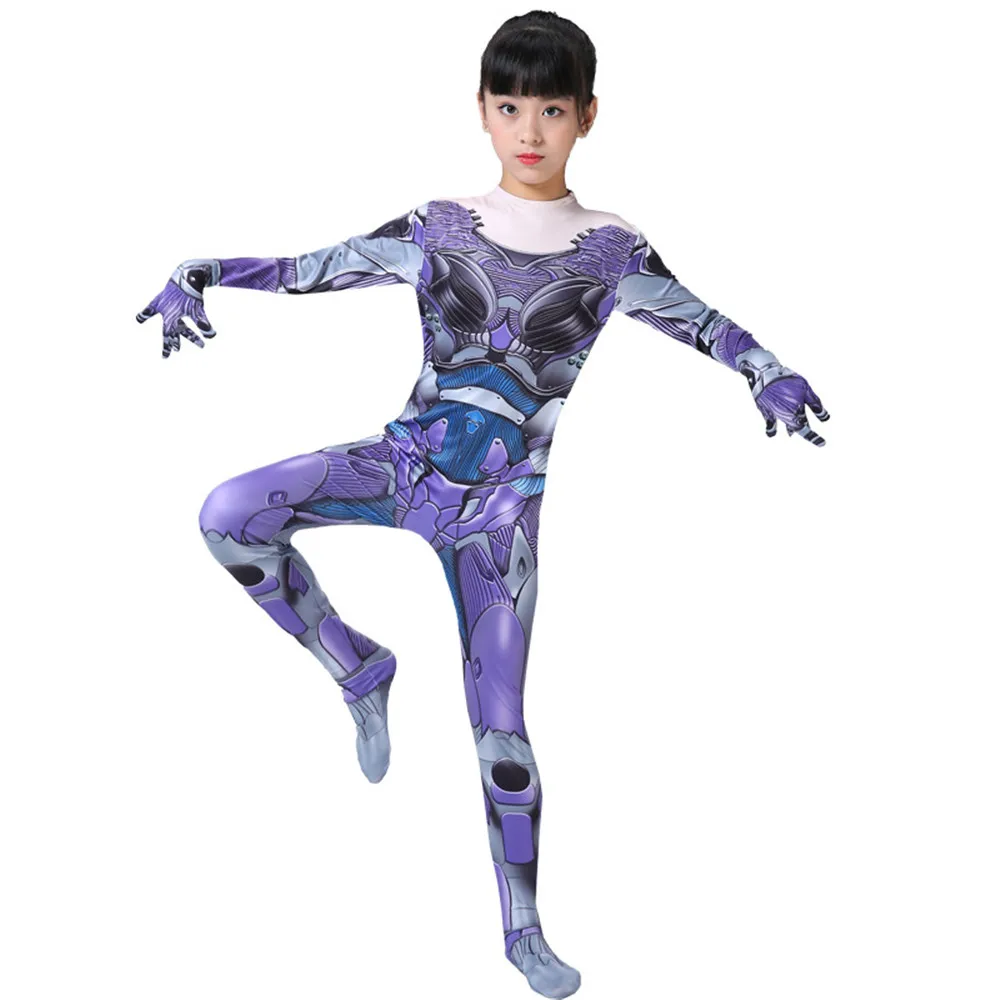 Movie Alita: комбинезон боевой ангел костюм для косплея Женский Детский супергероя с
