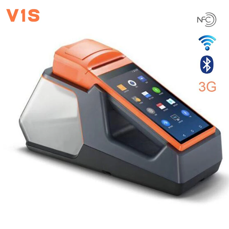 

5.5" Display Wifi /3G/Bluetooth Handheld Mini Android Pos Terminal with Thermal Printer Barcode Scanner