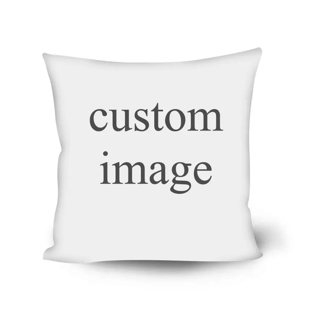send me image HUGSIDEA любимца кошка дизайнер Чехлы для подушек диван Наволочки мягкие Наволочки пользовательские Подушки Детские Чехлы для мангала Спальня Диван украшения - Цвет: send me image