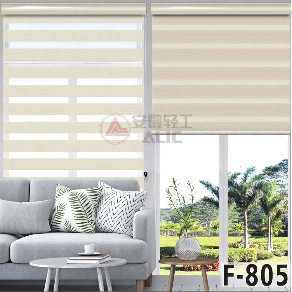 Envío Gratis persianas de cebra populares persianas de doble capa para cocina sala de estar de oficina Envío Gratis persianas de cebra populares persianas de doble capa para cocina sala de estar de oficina