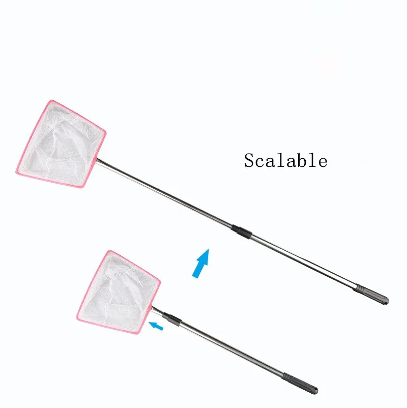 Aquarium Fish Tank Aquatic Net Mesh Fishing Netting Extendable Shrimp Betta Tetra Fish Tank Net