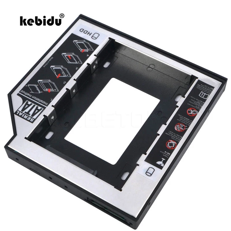 Kebidu 2nd пластиковый Кадди 12 7 мм SATA к Sata 3 0 SSD HDD HD 2 5 &quotвнешний корпус для жесткого