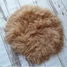 Плюшевое волнистое шерстяное одеяло для новорожденных фото реквизит меховой длинный ворс шерстяное одеяло для детской фотосъемки реквизит flocati позирует мех детские фоны