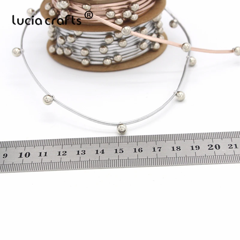 Lucia crafts 2y/lot 2 мм золото/серебро Graland кожаный шнур фурнитура веревка с бусины Сделай Сам ручной работы материалы для одежды I1103