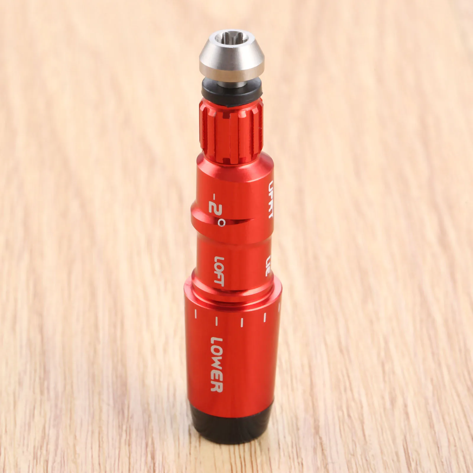

Red 1pc Aluminum Golf Shaft Adapter Sleeve Replacement For Taylormade M1 Driver 0.335 Tip Size Shaft Sleeve 2 Degree Adjustment