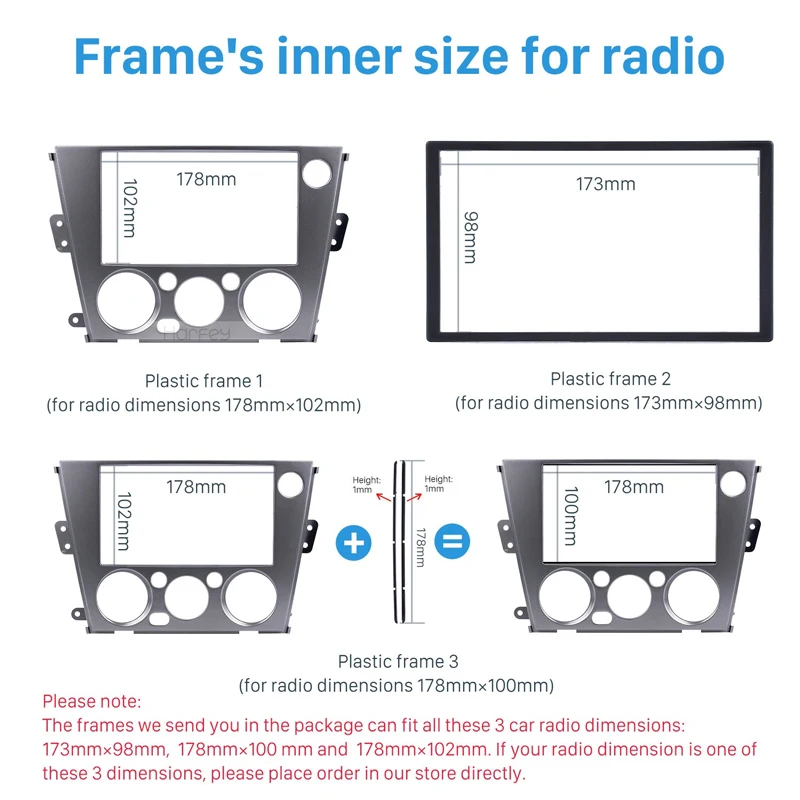 Harfey автомобиль 2Din тире Авторадио фасции монтажный комплект рамка стерео фитинг для Subaru Legacy Outback левая рука 2005-2009 CD пластина комплект