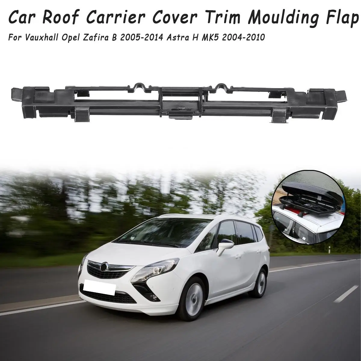 Portaequipajes de techo Cover Set 4X Trasero Delantero Opel Opel Astra H Mk5 Zafira B 5187914