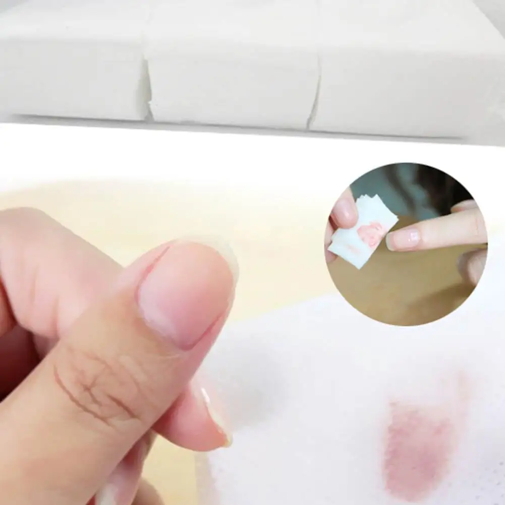 900pieces/pack Nail Cotton Wipes UV Gel Nail Tips Polish Remover