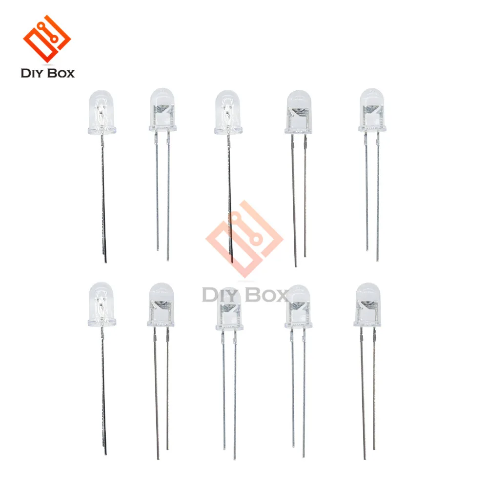 

100Pcs 5mm 850nm IR infrared LED Light Lamp Beads