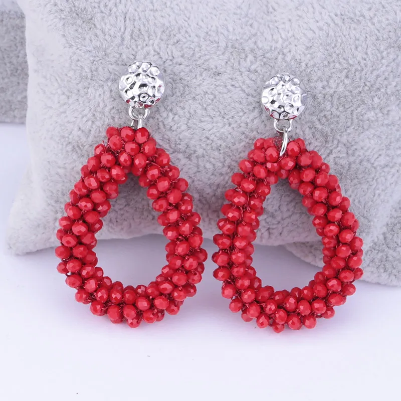 Sehuoran Aretes  Boho Wedding Earrings For Woman Pendients fashion Jewelry Statement Earrings (24)