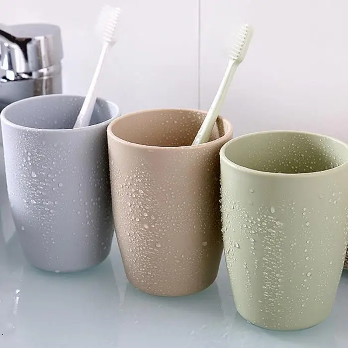 Eco-friendly Thick Circular Cups Toothbrush Holder Cup PP Rinsing Tooth Mug Cup PAK55