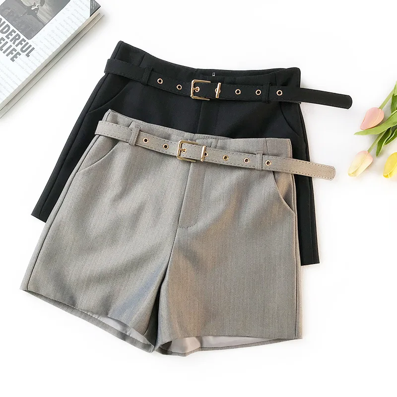 

Suit Shorts Female Spring Women's Wear High Waist Was Thin Bottom Boots Fashion Straight Short