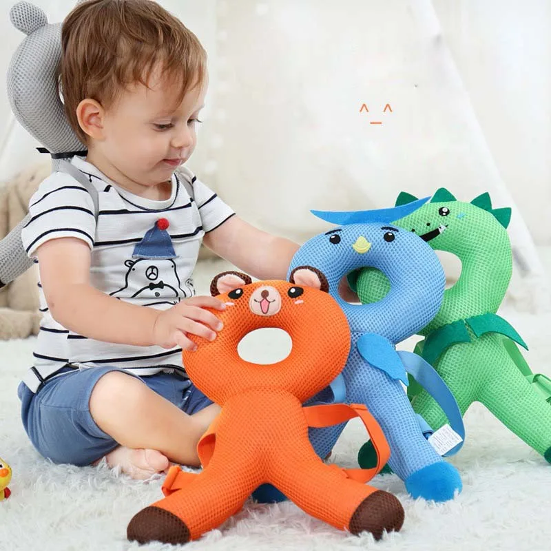 

36x20cm Baby Head Protection Pad Toddler Headrest Pillow Baby Neck Cute Wings Nursing Drop Resistance Cushion Baby Protect
