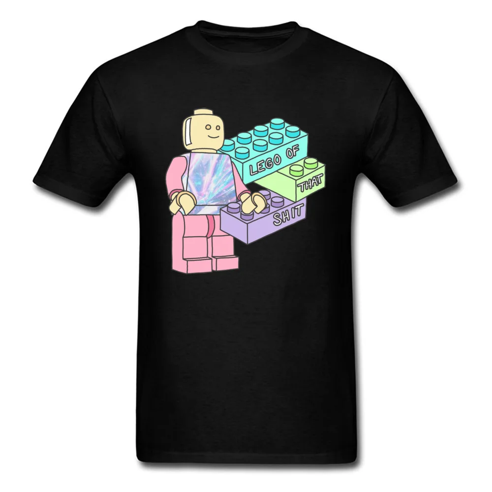 Let Go Pastel Typography Meme Designer Short Sleeve Funny Top T-shirts 100% Cotton Crew Neck Mens T Shirt Tshirts Summer/Autumn Let Go Pastel Typography Meme black