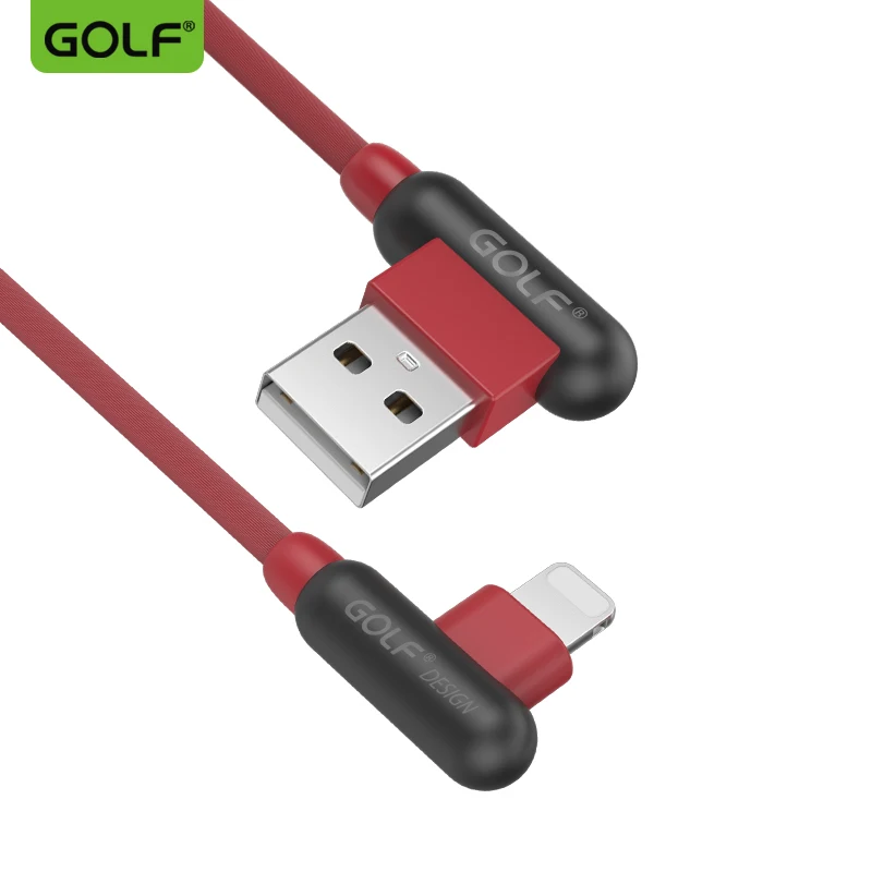 

GOLF double elbow for Apple charging data line for iphone versatile handset Speed charge flash charger line for iPhone