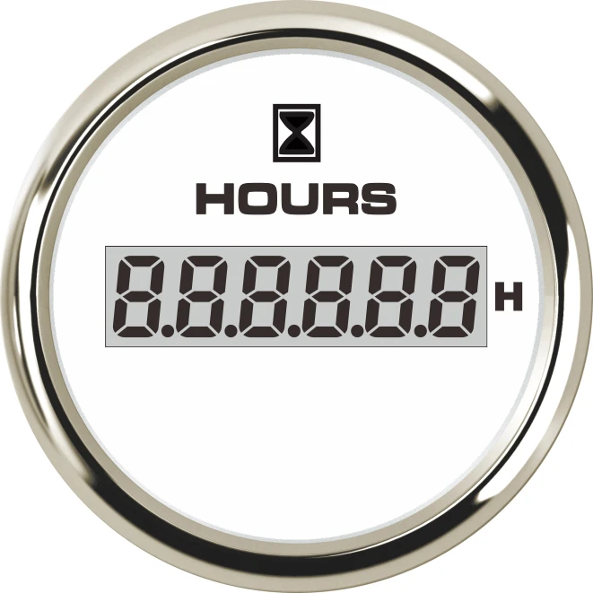 1pc New Type 52mm Digital Hour Meter Modification LCD Waterproof