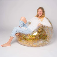 Надувной матрас, надувной диван, 3 цвета, 100 см, надувной матрас, пляжный шезлонг, ленивый спальный мешок для взрослых и детей, игрушки для бассейна, вечерние, реквизиты