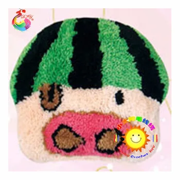 

needlework Latch hook rug kits Carpet embroidery Cartoon Pig sets for embroidery stitch thread knitting needles rugs and carpets