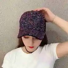 MYZOPER новая Корейская версия со стразами, Повседневная бейсбольная кепка, дышащая Летняя женская шапка, шапка для взрослых