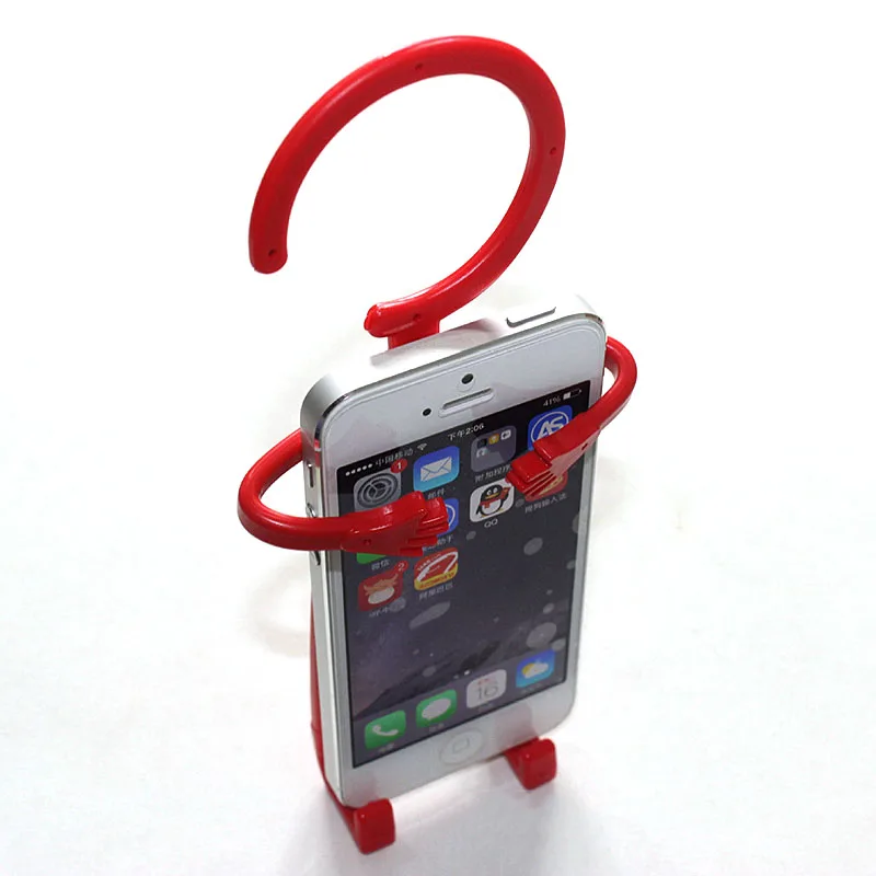 Гибкий держатель для телефона в форме человека Многофункциональный кронштейн из ПВХ силиконовая рукоятка для смартфона поддержка телефона