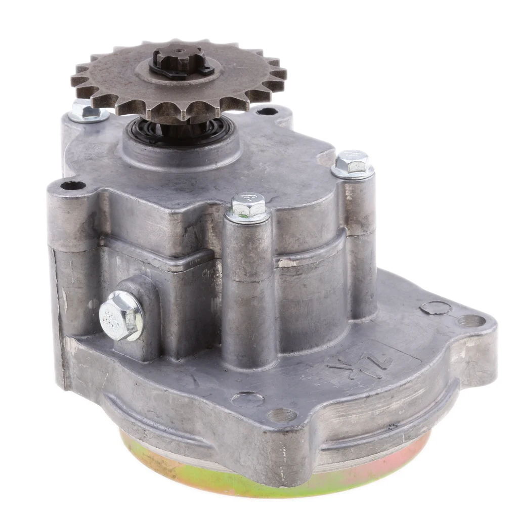 Aluminum Alloy Transmission GearBox 17T Gear Box for 47CC 49CC 2/4-Stroke Clutch Motor ATV Go Kart Mini Bike