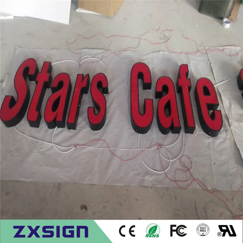 stainless steel ligbt box led letters1