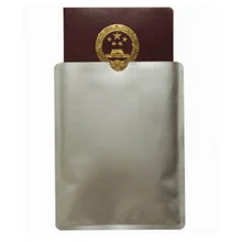 10 шт./лот) против сканирования RFID Блокировка паспорта безопасный рукав алюминиевый протектор блокатор