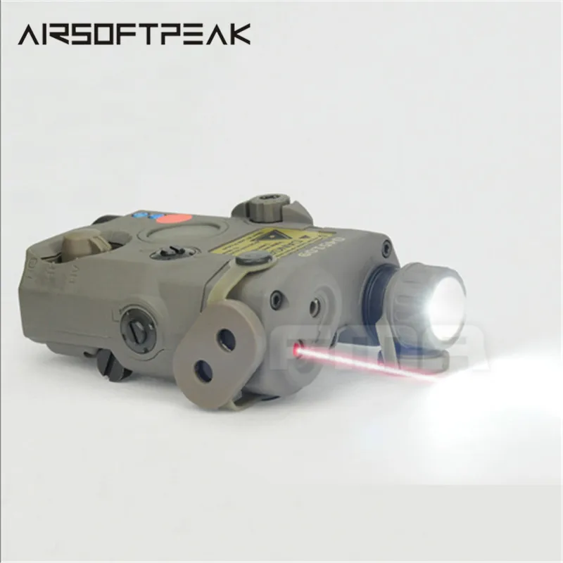 

FMA PEQ15-LA5 Tactical Outdoor Hunting Red laser LED Flashlight IR Lens For Hunting Rifle Airsoft Battery Box New Night Version