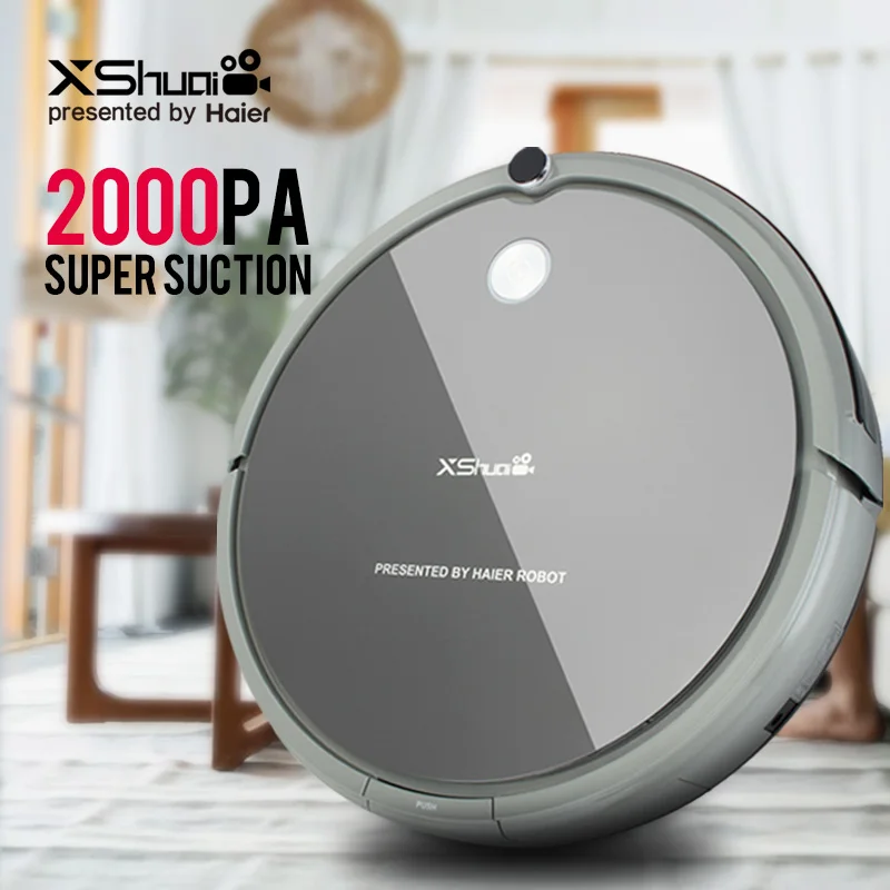 

XShuai HXS-G1 Gyro Navigation Robot Vacuum Cleaner With Water Tank Wet Mopping Intelligent Planned Clean Route