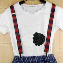 Маленький и свежий узор в виде букв может регулировать эластичная подвеска с поясом с джинсами аксессуары для юбки