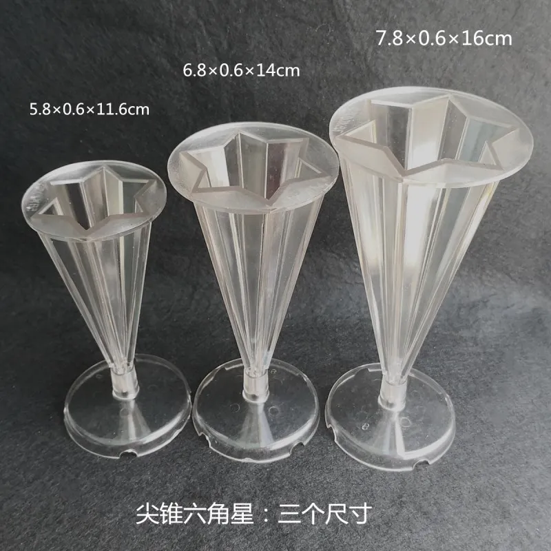 

1pcs Star Silicone Mold DIY cone Tube Moulds DIY Candle Making