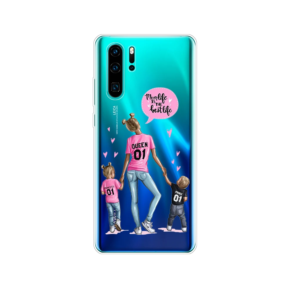 Чехол для huawei P30 PRO LITE, чехол на заднюю панель для huawei mate 20 pro lite p smart plus, супер для мамы, дочки, папы - Цвет: 11004