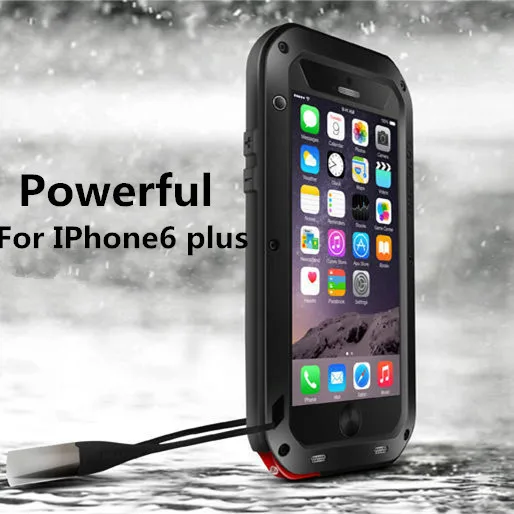 bilder für Liebe mei wasserdichter shockproof rugged gehärtetes glas kleine taille metall aluminium case für apple iphone 6 plus für iphone6 plus bilder für Liebe mei wasserdichter shockproof rugged gehärtetes glas kleine taille metall aluminium case für apple iphone 6 plus für iphone6 plus