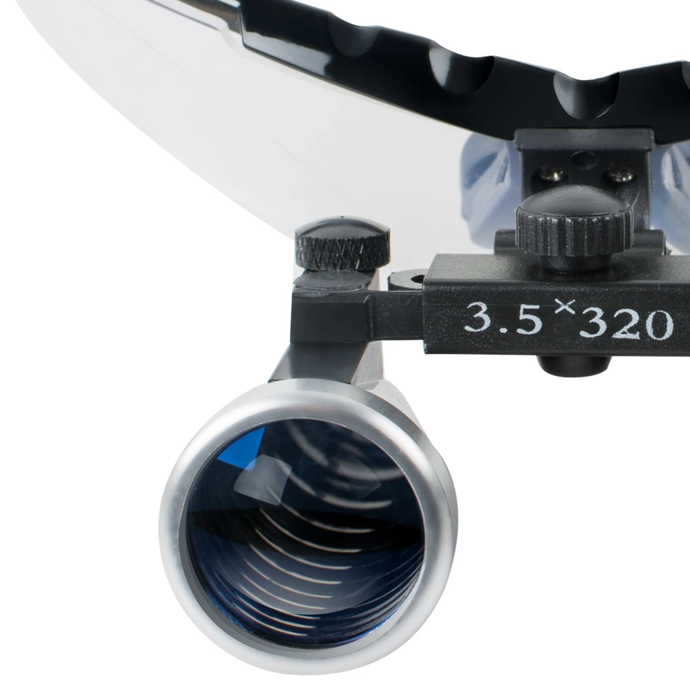 3.5X 320mm Optical Glass Loupe High-end Luxury Dental Surgical Medical Binocular Loupes Dentist Dental Tools