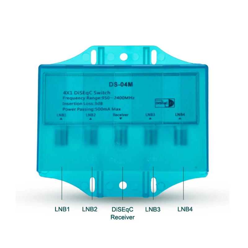 Водонепроницаемый спутниковый 4X1 DISEqC переключатель LNB бесплатно в воздушную тарелку сети мульти-переключатель для спутникового приемника