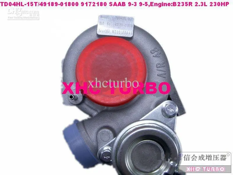 

NEW TD04HL/49189-01800 9172180 Turbo Turbocharger for SAAB 9-3 9-5,B235R 2.3L 210HP 230HP 99-