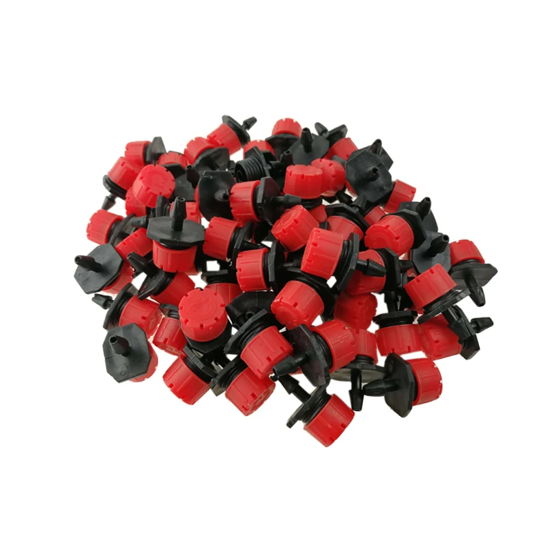 

100 pcs Adjustable Micro Drip Irrigation System Watering Sprinklers Anti-clogging Emitter Dripper Pot