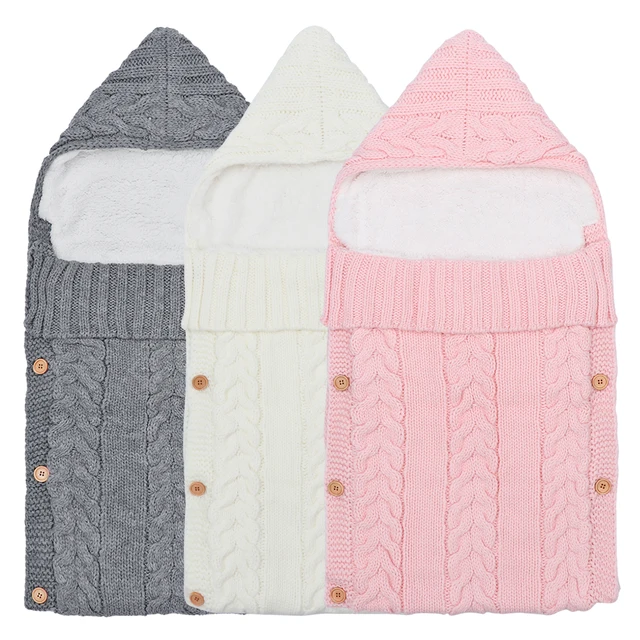 1PC Winter New Baby Envelope Blankets for Newborns Baby Covers