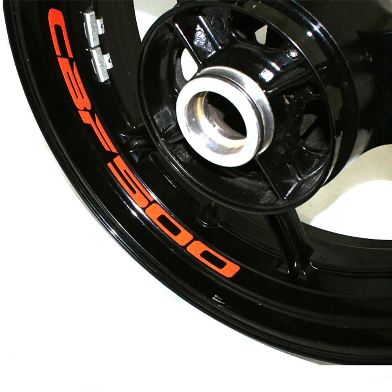 Motorcycle Wheel Sticker Decal Reflective Rim Bike Motorcycle Suitable