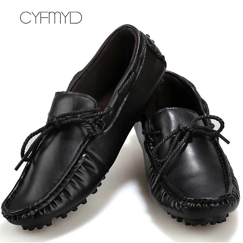

Mens formal shoes metal decoration lace designer boat shoes for men soft loafers non-slip wear-resistant driving shoes men