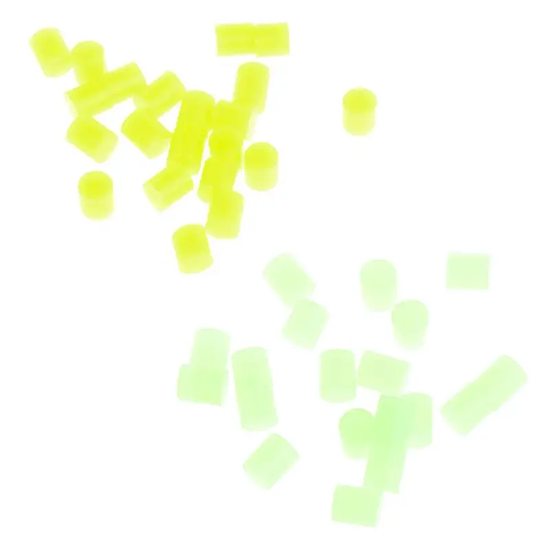 

20 Pcs/Set Fishing Beads Glow Night Luminous Silicone Pop Up Boilies Bait Lure Stop Attractive Bead Accessories