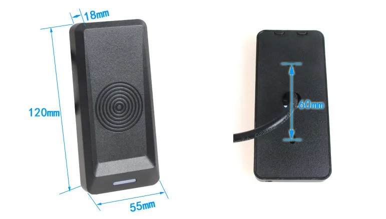 125 кГц EM4100/4102 RFID wiegand26/34 двойной светодиодный Бесконтактный доступ Управление читателя