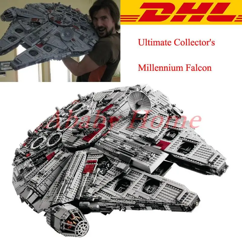 font b LEPIN b font 05033 5265Pcs Star Wars Ultimate Collector s Millennium Falcon Building