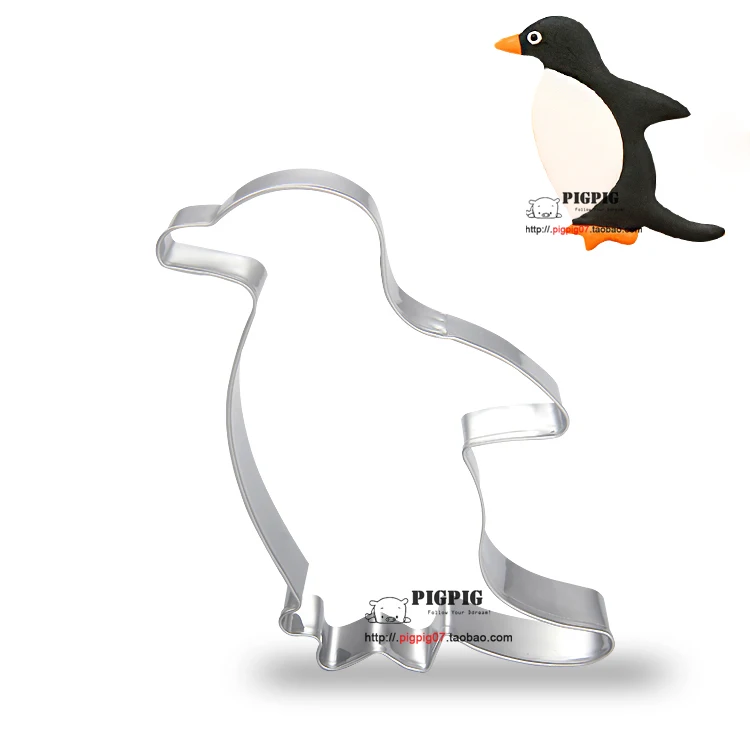 1pcs Penguin Moldes Metal Cookie Cutter patisserie reposteria gateau Macaron Pastry Candy Cake Decor Tools Kitchen Accessories