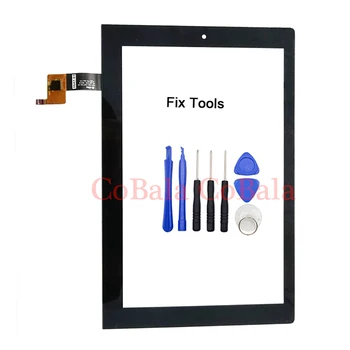 

LOVAIN 1Pcs Black For Lenovo Yoga Tablet 2 10.1 1050 1050F 1050LC Touch Screen Digitizer LCD Outer Panel Front Glass Sensor