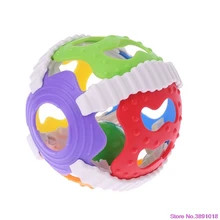 Детский колокольчик, игрушка, погремушки, звук, захват, мяч, пальчиковая активность, обучающая игрушка