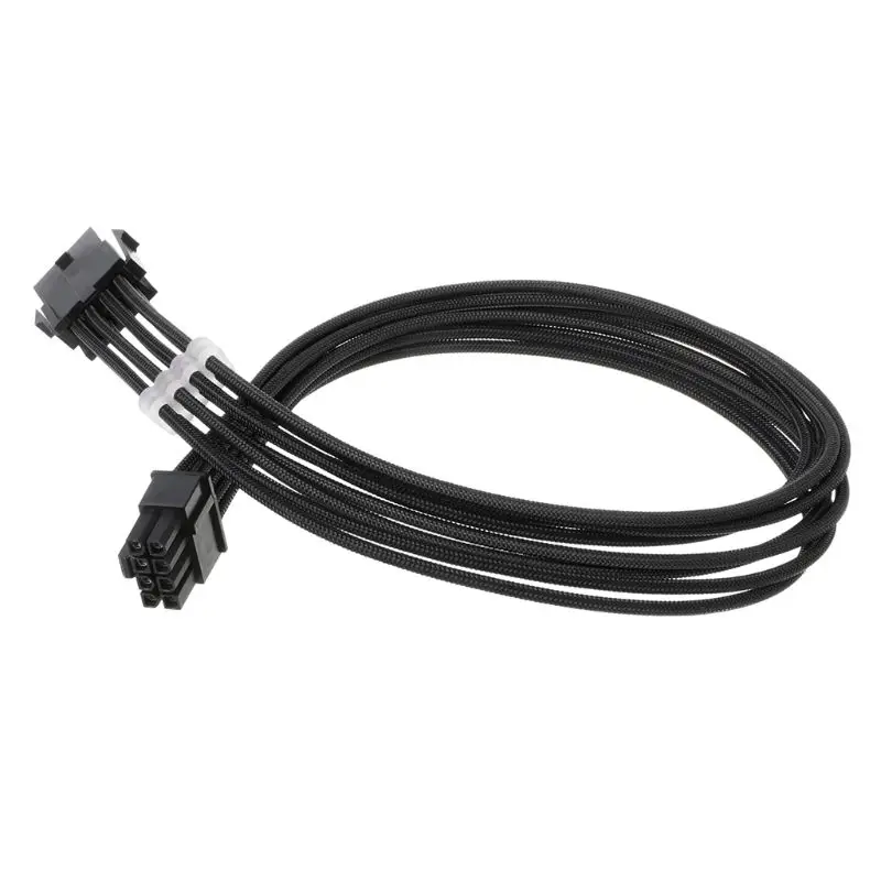 

30CM/40CM Black GPU PCI-E 8Pin (6pin+2pin) Male to Female Power Extension Cable for PC Computer Accessories