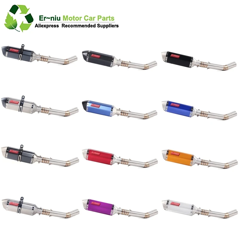 

Modified Middle Link Pipe Slip-On For kawasaki Z1000 Z1000J/R Ninja1000 Z 1000 Z1 Single Side Motorcycle Exhaust Muffler Escape
